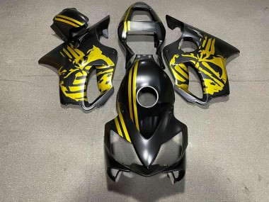 Acquista Teschio Nero Opaco & Oro 01-03 CBR600 F4i Carene Moto
