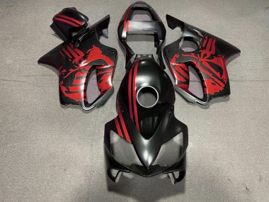 Acquista Teschio Nero Opaco & Rosso 01-03 CBR600 F4i Carene Moto
