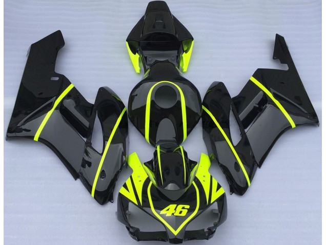 Tout Noir Et Haute Visibilité 46 04-05 CBR1000RR Carene Moto
