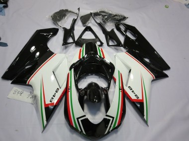 Acquista Tricolore Nero 07-14 Ducati 848 1098 1198 Carene Moto