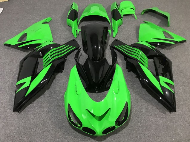 Verde Acceso 06-11 ZX14R Carene Moto