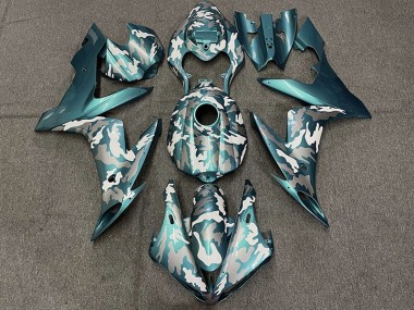 Acquista Verde Acqua Scuro Camo 04-06 R1 Carene Moto