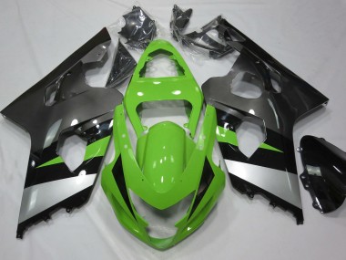 Acquista Verde & Argento 04-05 GSXR 600-750 Carene Moto