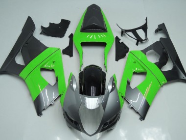 Acquista Verde Argento & Nero 03-04 GSXR 1000 Carene Moto