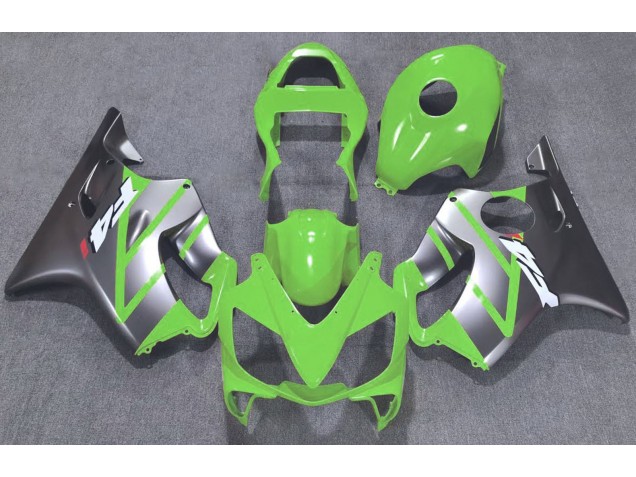 Verde & Argento Opaco 01-03 CBR600 F4i Carene Moto