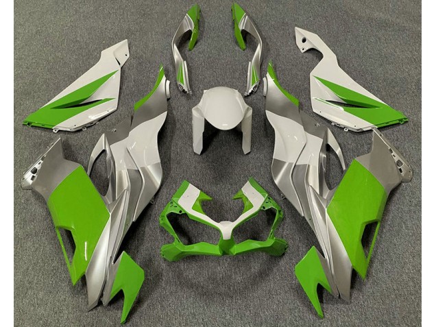 Verde Bianco & Argento 19-23 ZX6R Carene Moto