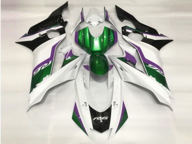 Acquista Verde & Bianco Lucido 17-21 R6 Carene Moto