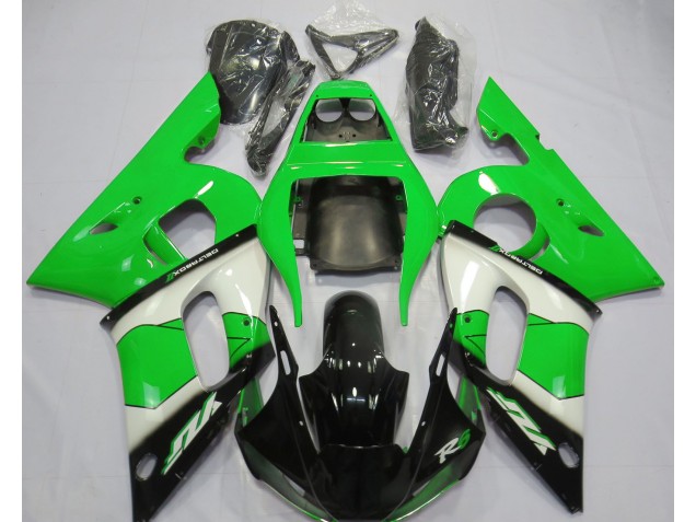 Verde Bianco & Nero 98-02 R6 Carene Moto