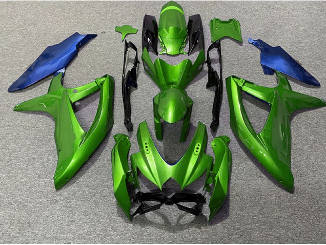 Verde & Blu 08-10 GSXR 600-750 Carene Moto