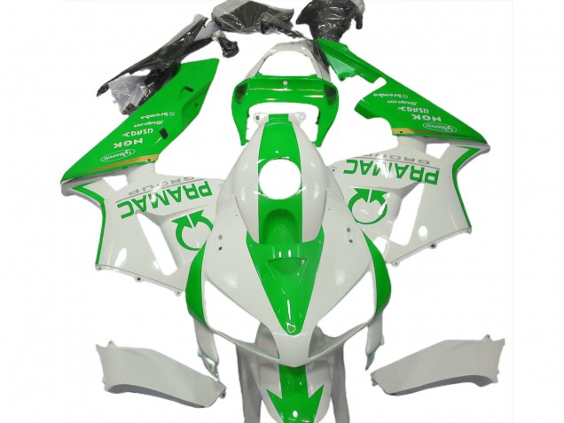 Verde Chiaro & Bianco Pramac 05-06 CBR600RR Carene Moto