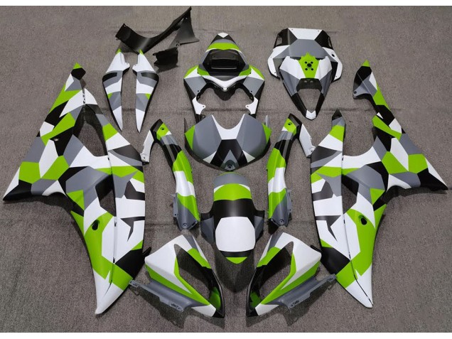 Verde Chiaro Camo Tinta Unita 08-16 R6 Carene Moto