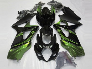 Acquista Verde Elettrico & Nero Lucido 07-08 GSXR 1000 Carene Moto