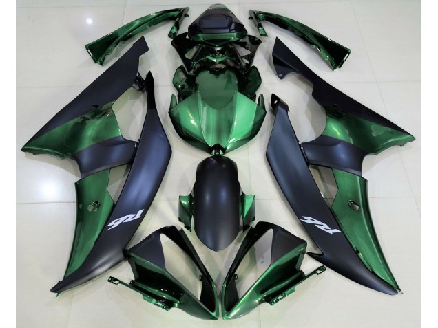 Verde Foresta & Nero Opaco 08-16 R6 Carene Moto