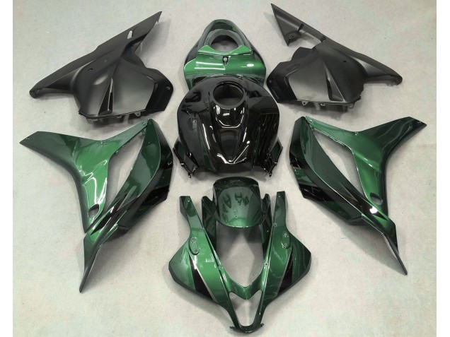 Verde Intenso Con Nero 09-12 CBR600RR Carene Moto