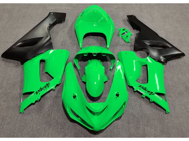 Verde Lucido 05-06 ZX6R Carene Moto
