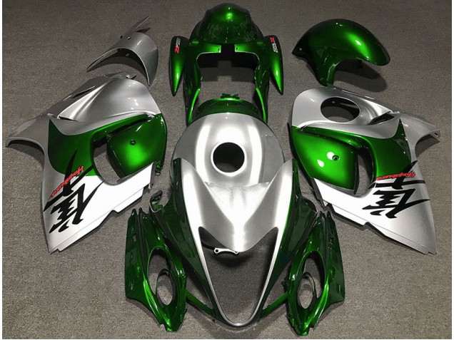 Verde Lucido & Argento 08-20 GSXR 1300 Carene Moto