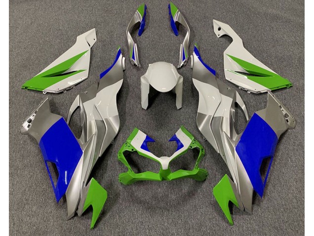 Verde Lucido Blu & Argento 19-23 ZX6R Carene Moto