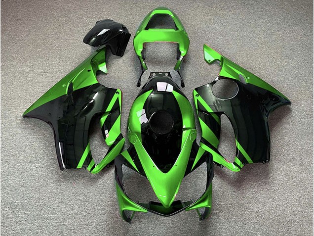 Verde Lucido & Nero 01-03 CBR600 F4i Carene Moto