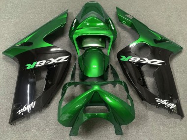 Acquista Verde Lucido & Nero 03-04 ZX6R Carene Moto