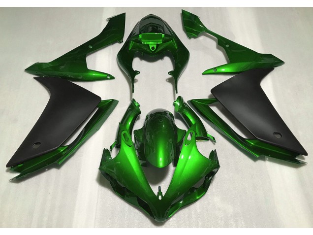 Verde Lucido & Nero 07-08 R1 Carene Moto
