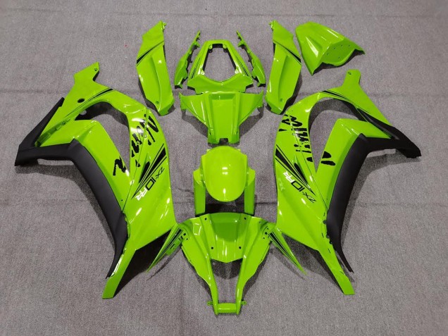 Verde Lucido & Nero 11-15 ZX10R Carene Moto