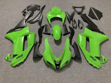 Acquista Verde Lucido & Nero Opaco 07-08 ZX6R Carene Moto