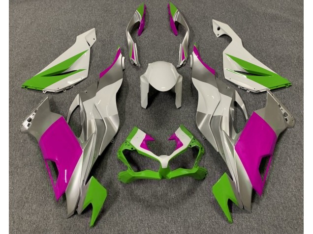 Verde Lucido Rosa & Argento 19-23 ZX6R Carene Moto
