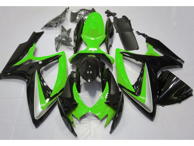 Verde Lucido Rovinato 06-07 GSXR 600-750 Carene Moto