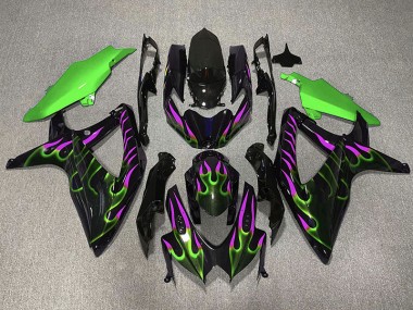 Acquista Verde & Magenta Fiamma 08-10 GSXR 600-750 Carene Moto