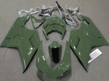 Acquista Verde Militare Lucido 07-14 Ducati 848 1098 1198 Carene Moto