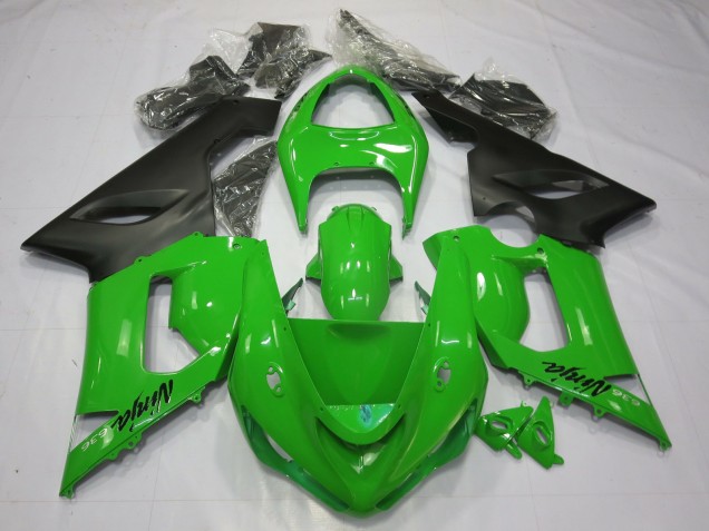 Verde Nero 05-06 ZX6R Carene Moto