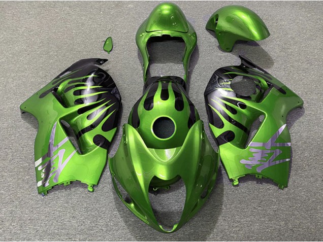 Verde & Nero 97-07 GSXR 1300 Carene Moto