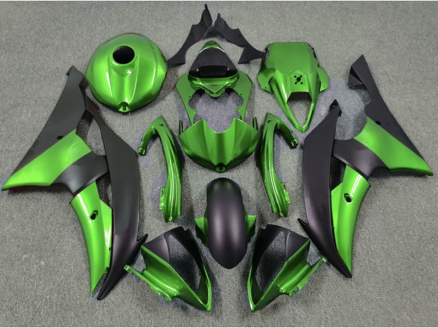 Verde & Nero Opaco 08-16 R6 Carene Moto