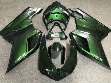 Acquista Verde Scuro 07-14 Ducati 848 1098 1198 Carene Moto