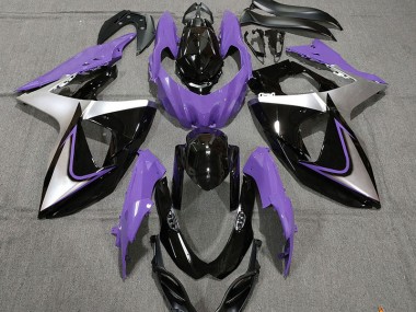 Acquista Viola Argento & Nero 09-16 GSXR 1000 Carene Moto
