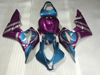 Acquista Viola & Azzurro Capitan America 07-08 CBR600RR Carene Moto