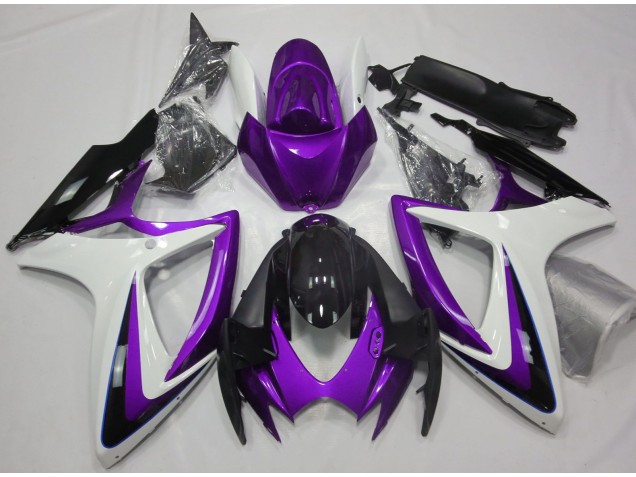 Viola & Bianco Debadged 06-07 GSXR 600-750 Carene Moto