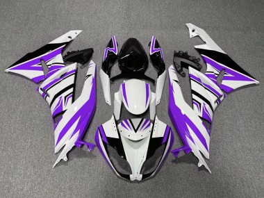Acquista Viola Bianco & Nero Zag 09-12 ZX6R Carene Moto