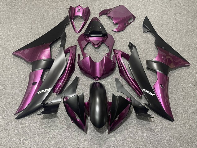 Viola Chiaro & Nero Opaco 08-16 R6 Carene Moto
