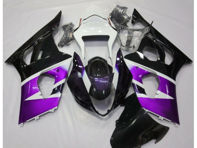Viola Lucido & Bianco 03-04 GSXR 1000 Carene Moto