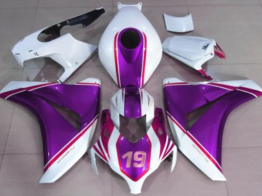 Acquista Viola Lucido & Bianco 08-11 CBR1000RR Carene Moto