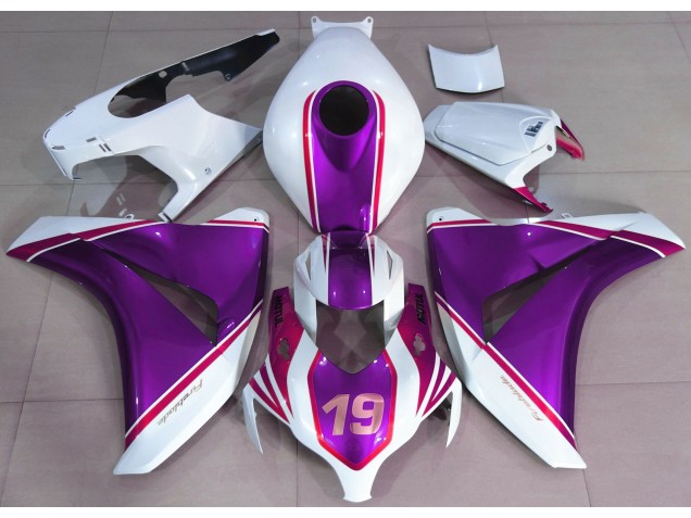 Viola Lucido & Bianco 08-11 CBR1000RR Carene Moto