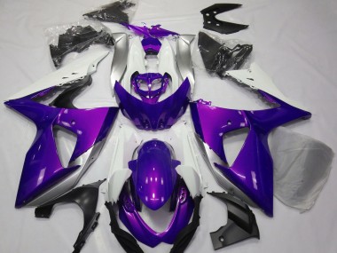 Acquista Viola Lucido & Bianco 09-16 GSXR 1000 Carene Moto