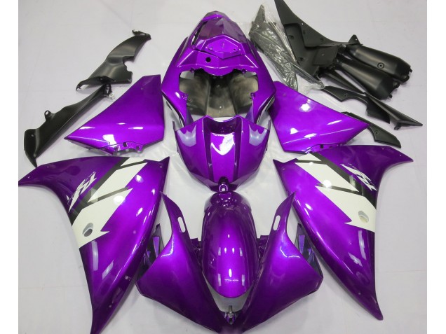 Viola Lucido & Bianco 12-14 R1 Carene Moto