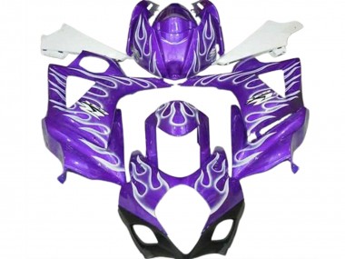 Acquista Viola Lucido & Bianco Fiamma 07-08 GSXR 1000 Carene Moto