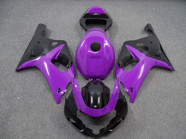 Viola Lucido & Nero 01-03 GSXR 600-750 Carene Moto