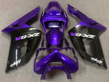 Acquista Viola Lucido & Nero 03-04 ZX6R Carene Moto