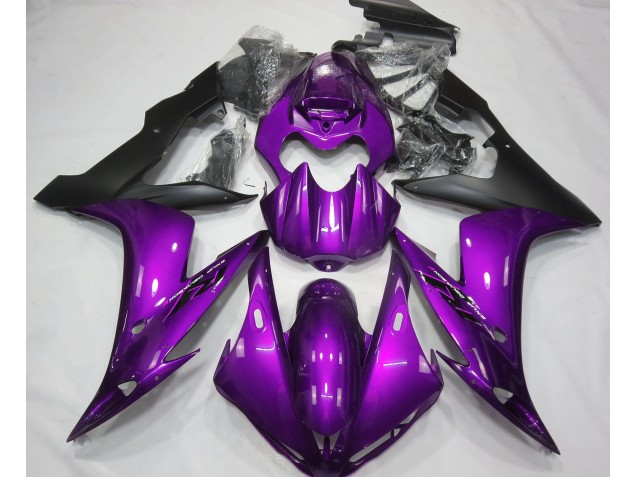 Viola Lucido & Nero 04-06 R1 Carene Moto
