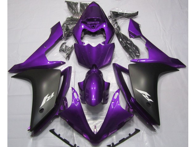 Viola Lucido & Nero 07-08 R1 Carene Moto