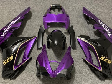 Acquista Viola Lucido & Nero 09-12 Daytona 675 Carene Moto